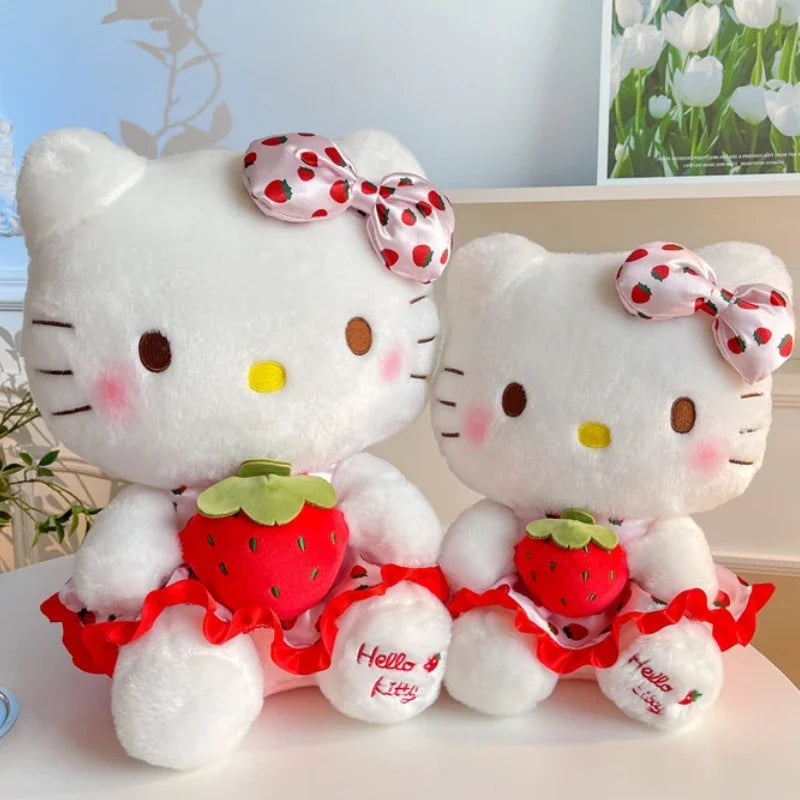 Strawberry Hello Kitty Plush Stuffed Animal
