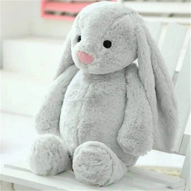 Toy Bunny Stuffed Animal 30cm 12in Gray