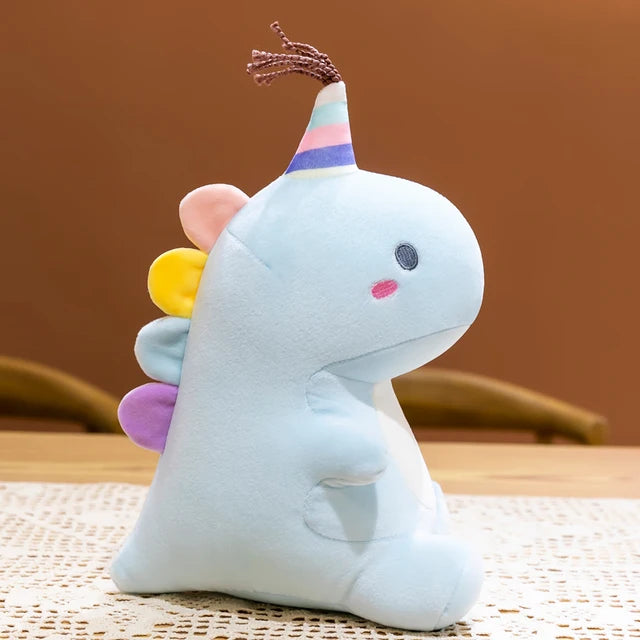 Unicorn Dinosaur Stuffed Animal 30cm 12in Blue