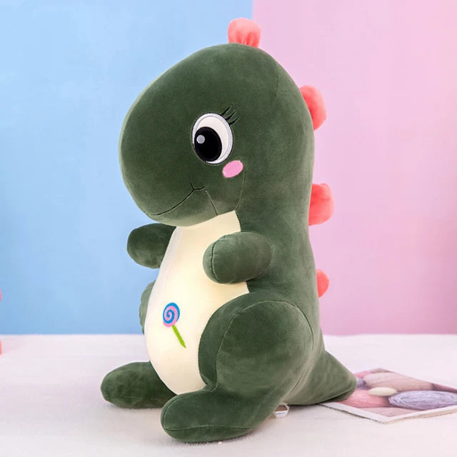 Unicorn Dinosaur Stuffed Animal 40cm 16in Dark Green