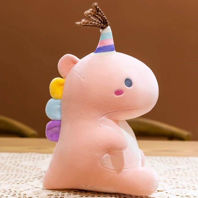Unicorn Dinosaur Stuffed Animal 40cm 16in Pink