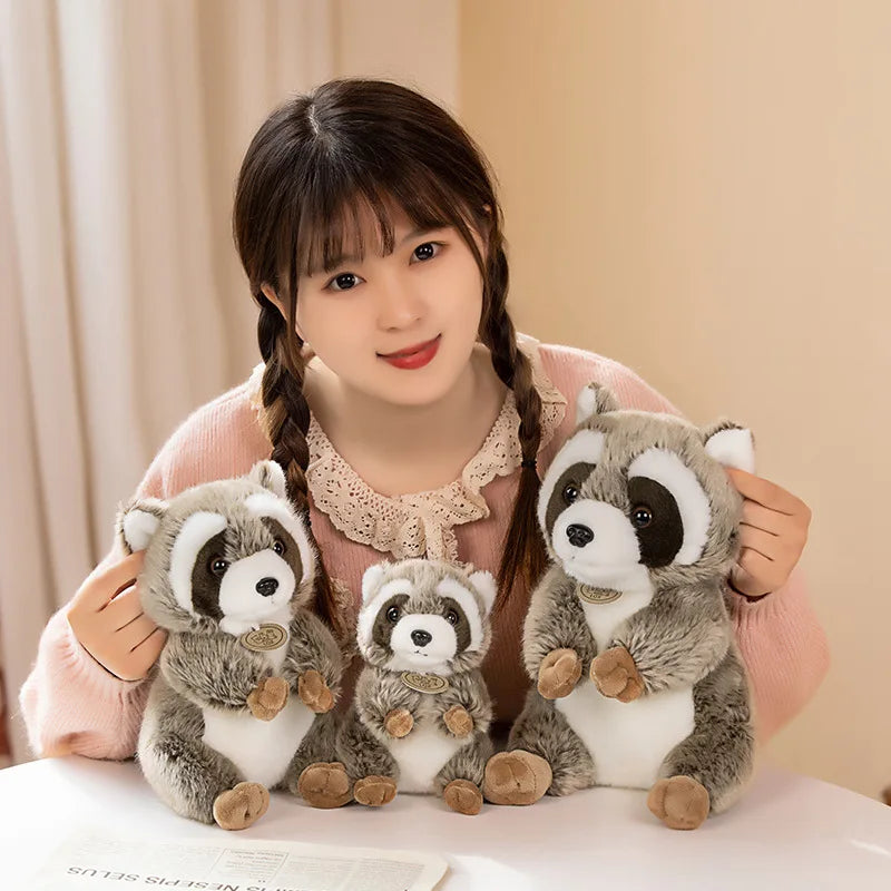 Vintage Raccoon Stuffed Animal