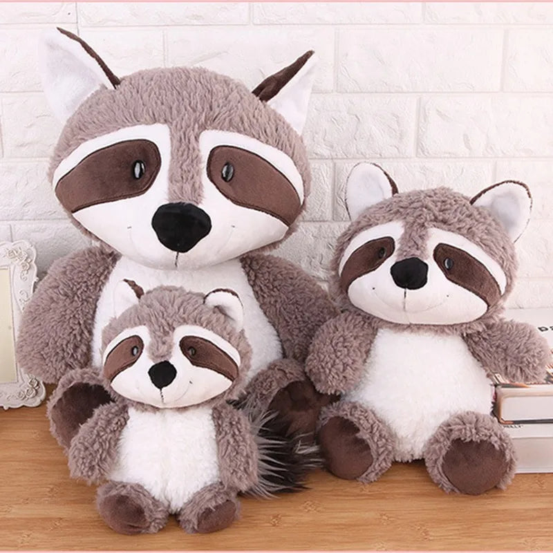 weighted raccoon stuffed animal