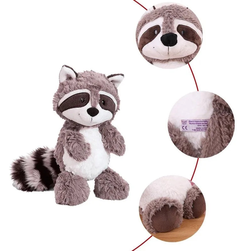 weighted raccoon stuffed animal