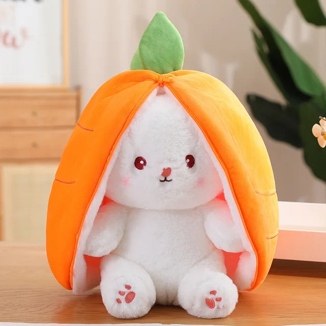 Wrapped Stuffed Animal carrot bunny