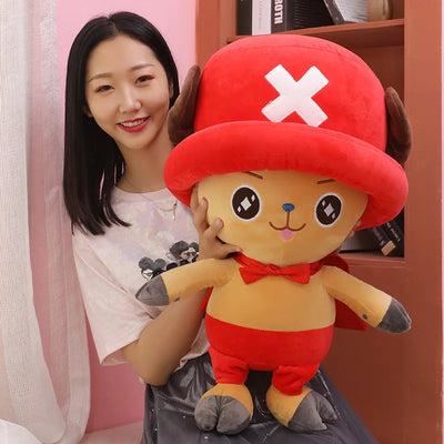 4 styles One Piece Anime Figure Tony Tony Chopper 35cm Stuffed Plush Doll Toy Bedroom Decoration  For Kid Xmas Gift Toy