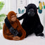 Black and Brown Gorilla Stuffed Animal