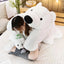 60/75/100CM Giant Polar Bear Plush Toy Soft Cartoon Animal Cute Teddy Bear Stuffed Doll Long Pillow Cushion Kids Christmas Gift 
