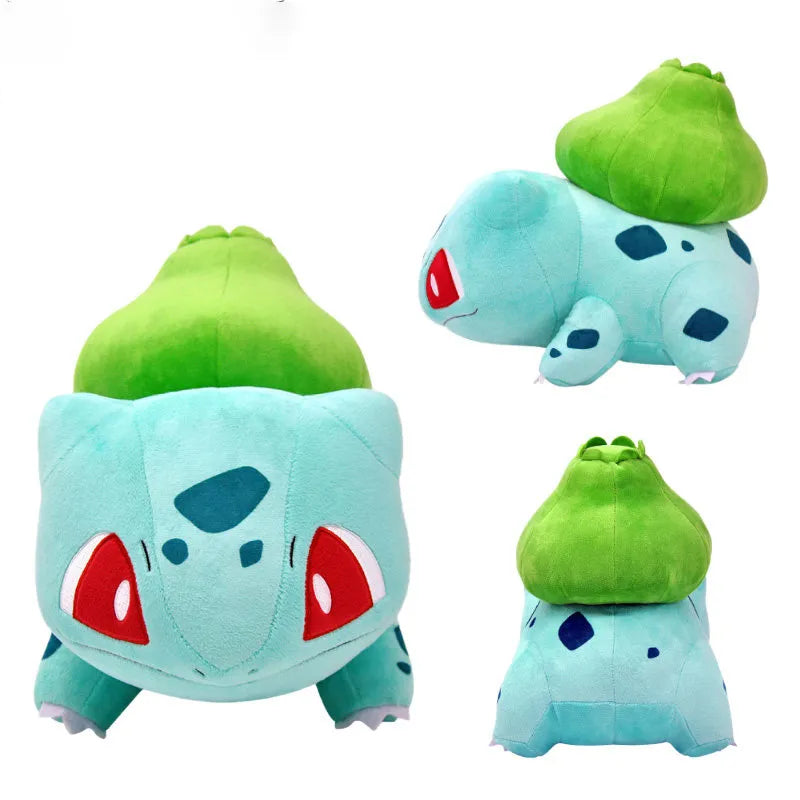 Big Size Bulbasaur Stuffed Toy Cute Elf Pokemon Plush Kawaii Pikachu Doll Pillow Gifts For Children Christmas Baby Gift 