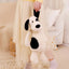 Black and White Dog Stuffed Animal 