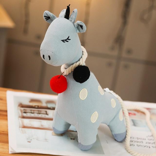 Blue Giraffe Stuffed Animal 