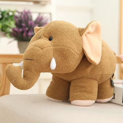 Brown Elephant Stuffed Animal 