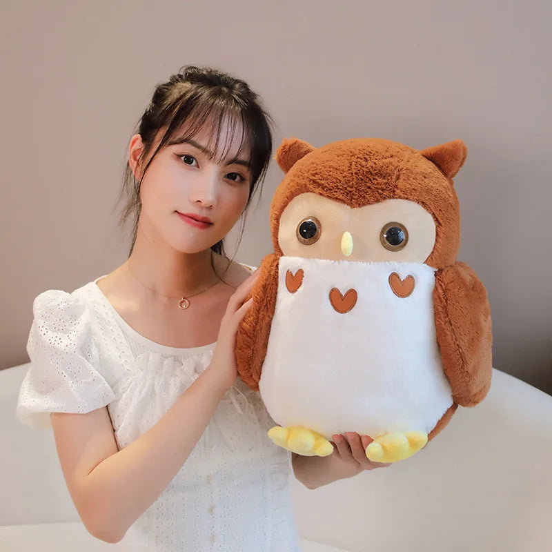 Brown Owl Stuffed Animal 