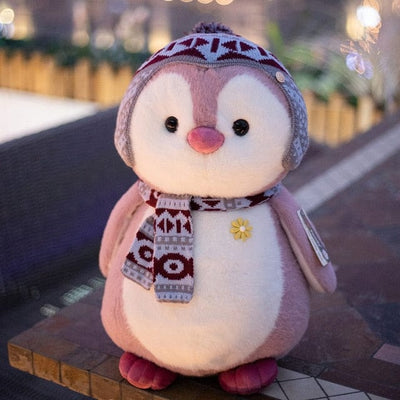 Christmas Penguin Stuffed Animal 