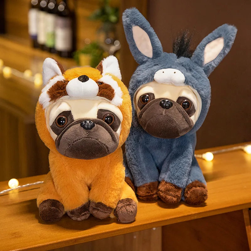 Disguised Pug Stuffed Animal 