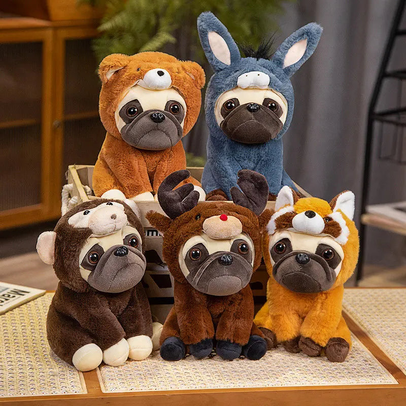 Disguised Pug Stuffed Animal 