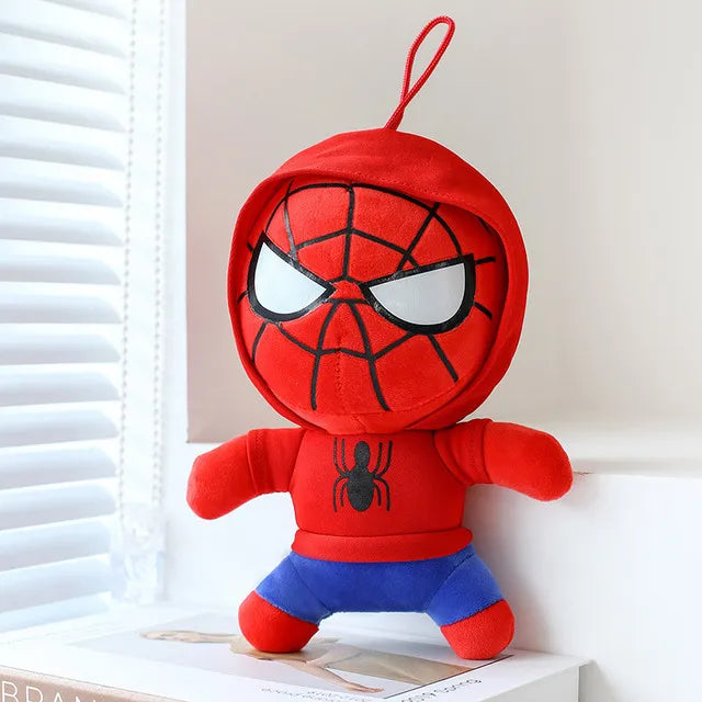 Disney-The Avengers SpidSuffolk Figure Peluche Statue Jouets pour Enfants, Anime Plushies, ForeBoy Sleeping Stuffed Pillow, Butter for Children, 23-60cm 