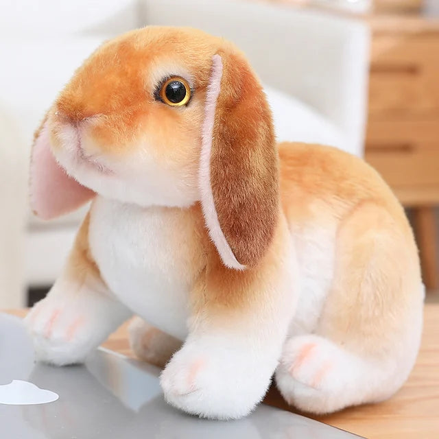 Realistic Bunny Rabbit Stuffed Animal