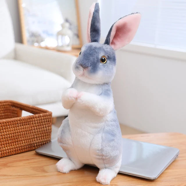 Realistic Bunny Rabbit Stuffed Animal