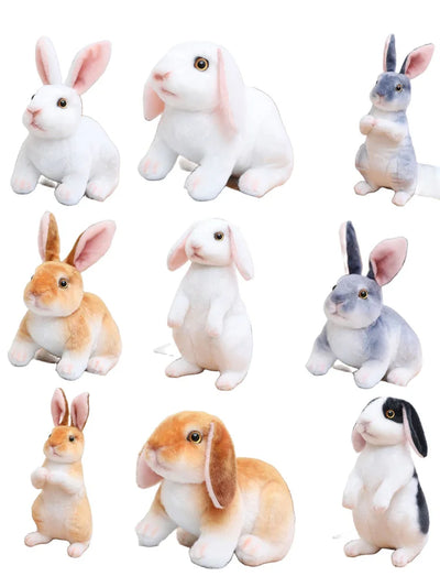 Realistic Bunny Rabbit Stuffed Animal