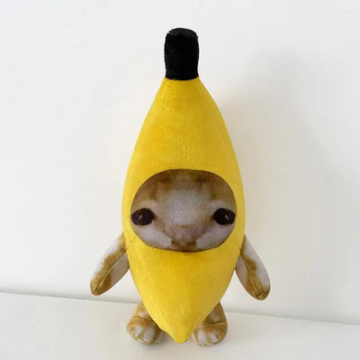 Banana Cat Meme Stuffed Animal