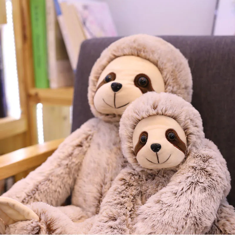 Gray Sloth Stuffed Animal 