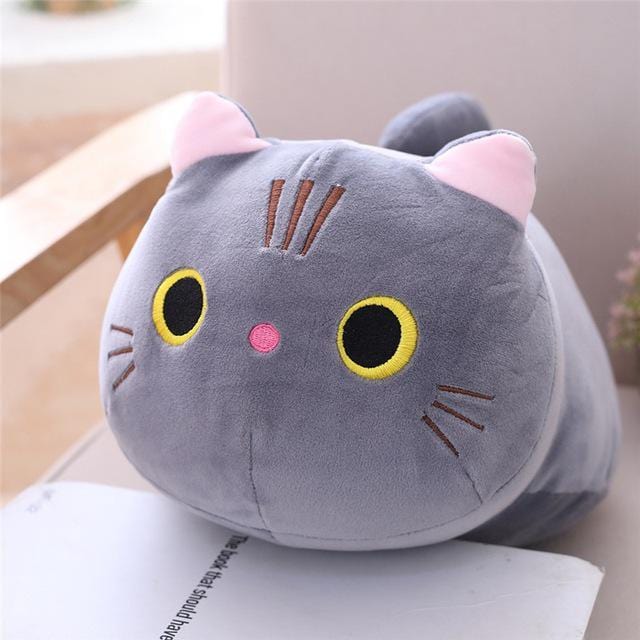 Grey Cat Stuffed Animal 