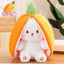 Carrot Bunny Rabbit Stuffed Animal