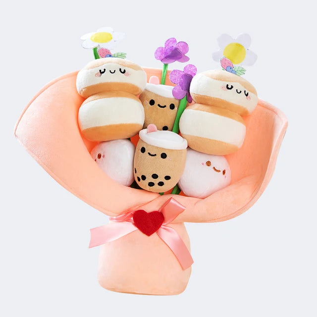 Bubble Tea Bouquet Stuffed Animal