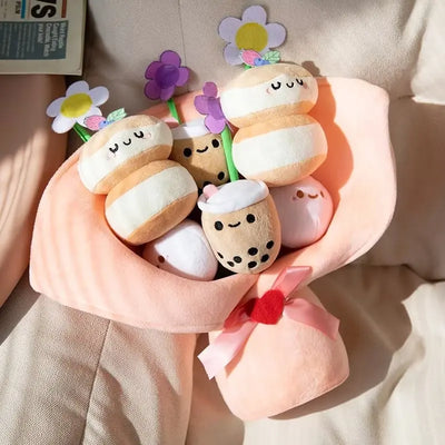 Bubble Tea Bouquet Stuffed Animal