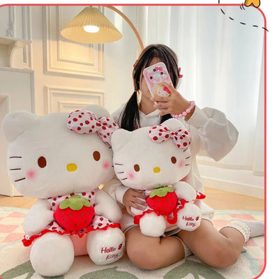 Strawberry Hello Kitty Plush Stuffed Animal