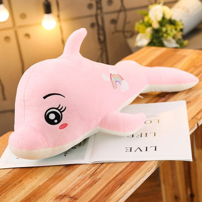 Pink Dolphin Stuffed Animal 