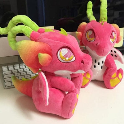 Pink Dragon Stuffed Animal 