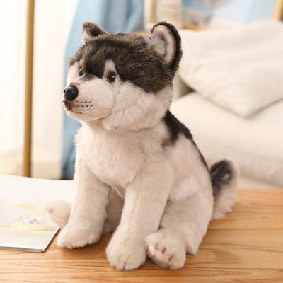 Realistic Wolf Stuffed Animal 