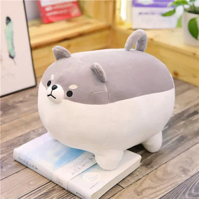 Round Dog Stuffed Animal 