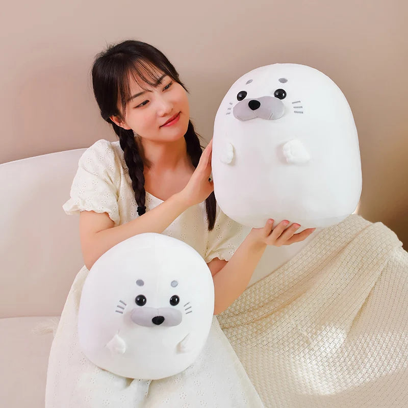 Round Seal Stuffed Animal 