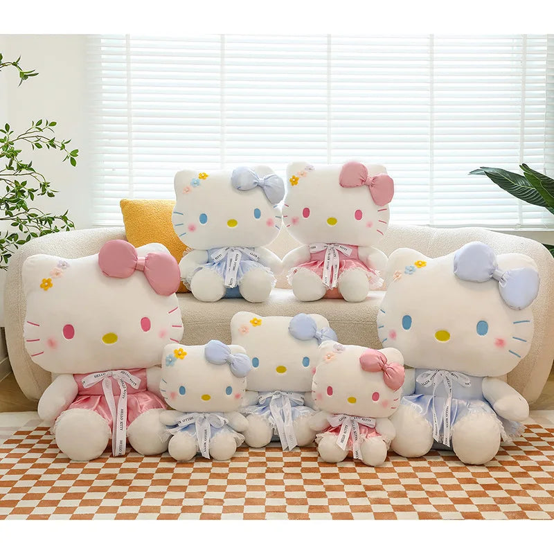 Pastel Hello Kitty Plush Stuffed Animal