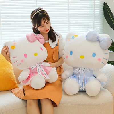 Pastel Hello Kitty Plush Stuffed Animal