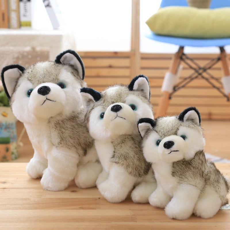 Small Husky Stuffed Animal 