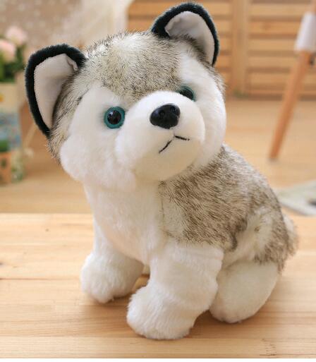 Small Husky Stuffed Animal 