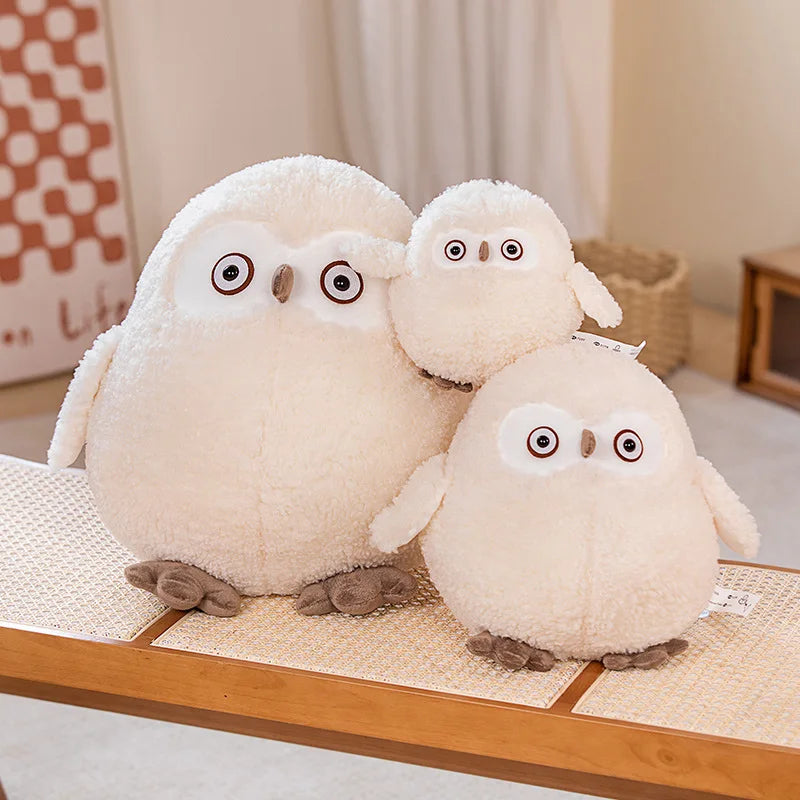 White Owl Stuffed Animal 