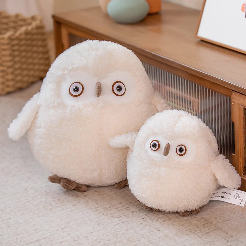 White Owl Stuffed Animal 