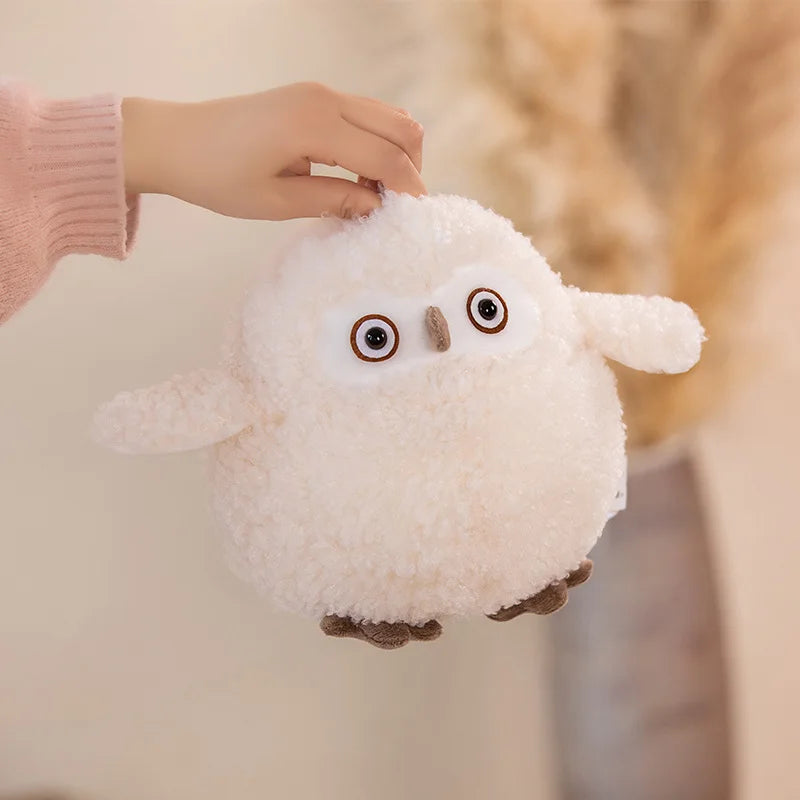 White Owl Stuffed Animal 