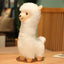 Alpaca Llama Stuffed Animal White