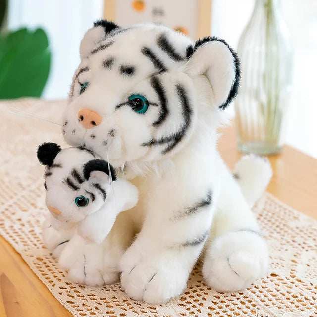 Baby Tiger Stuffed Animal 20CM 8in White