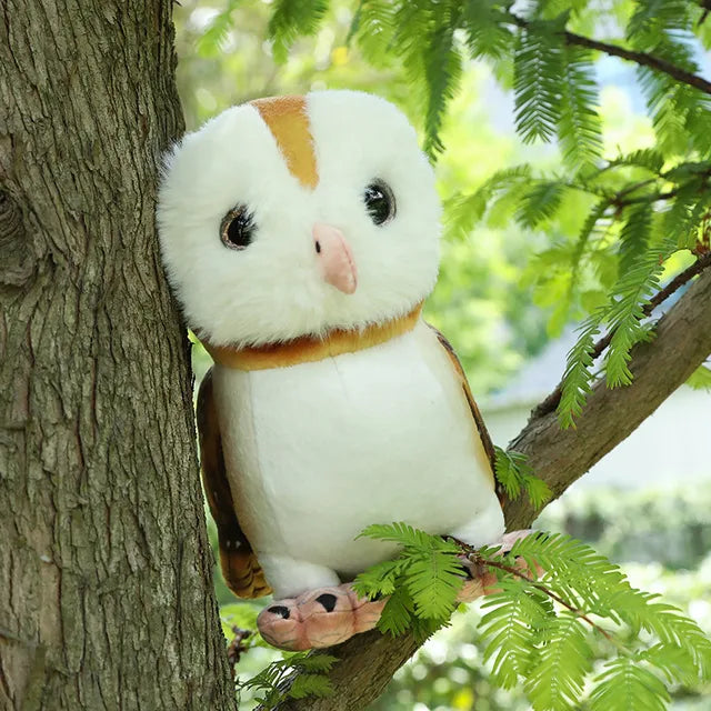 Barn Owl Stuffed Animal Light brown