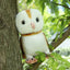 Barn Owl Stuffed Animal Light brown