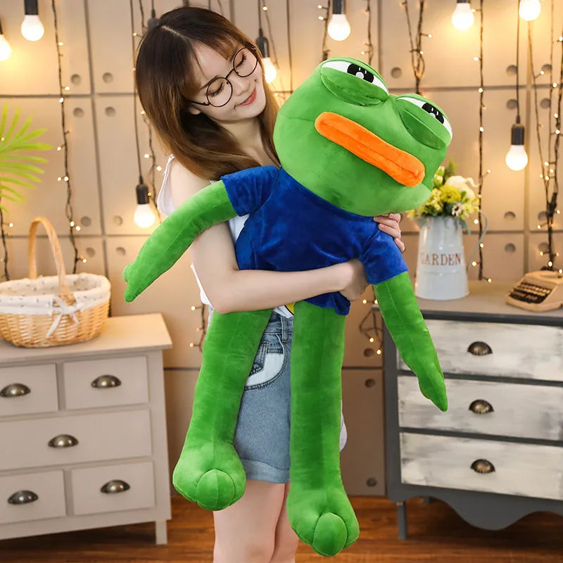 big pepe the frog stuffed animal 