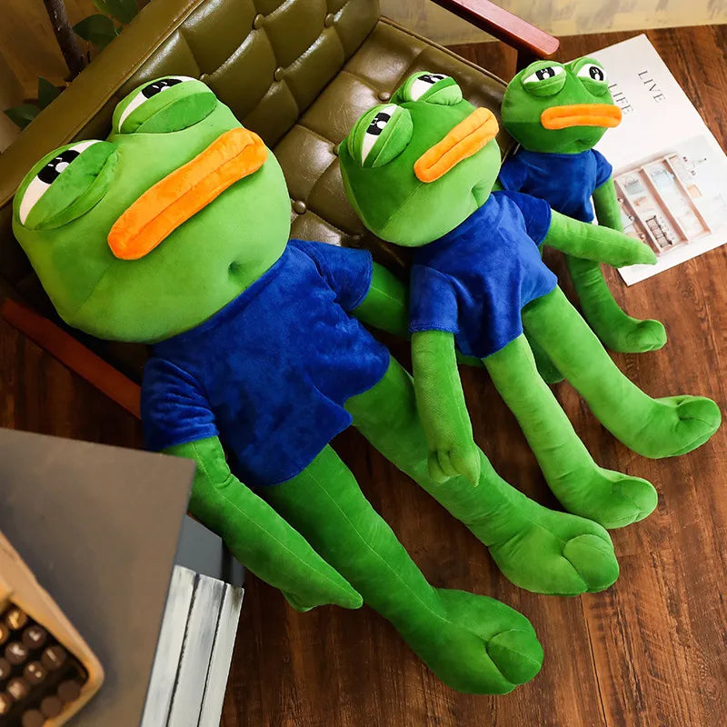 big pepe the frog stuffed animal 