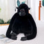 Black and Brown Gorilla Stuffed Animal 25cm 10in black